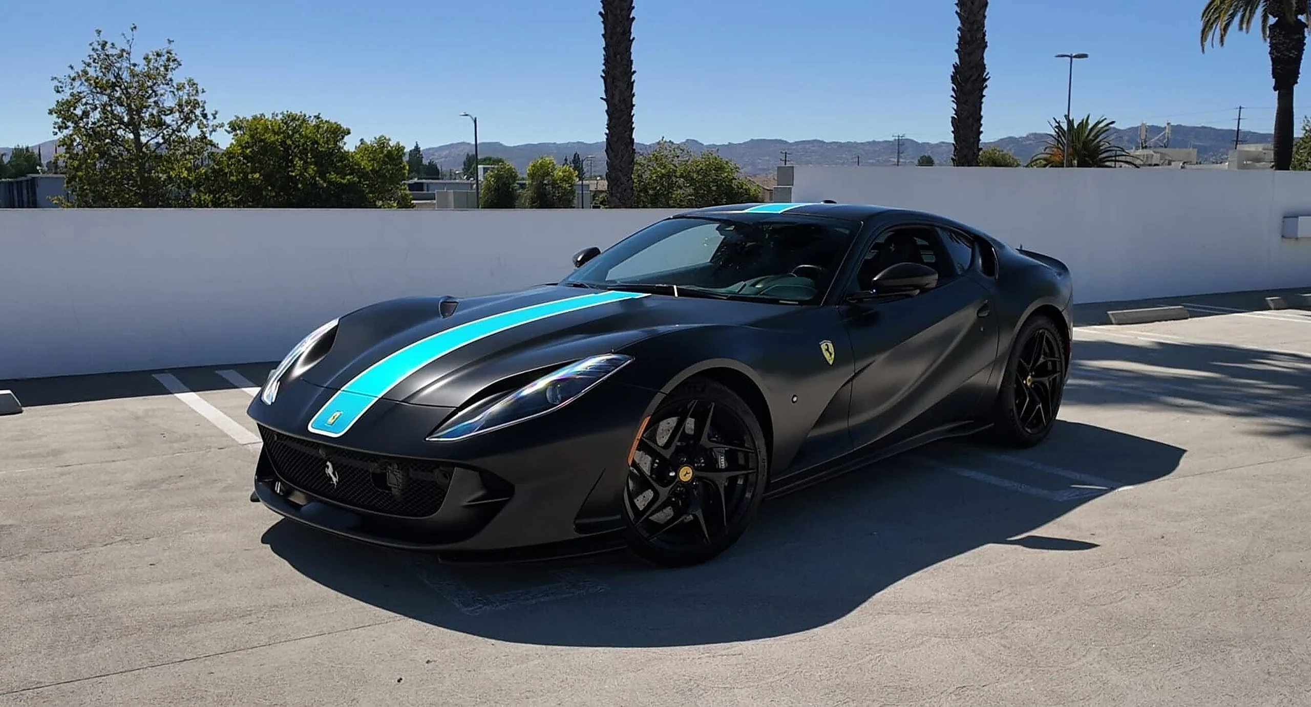 Ferrari 812 Superfast detail relevant to v12 exotic car rentals on LUX / CAR / RENTAL
