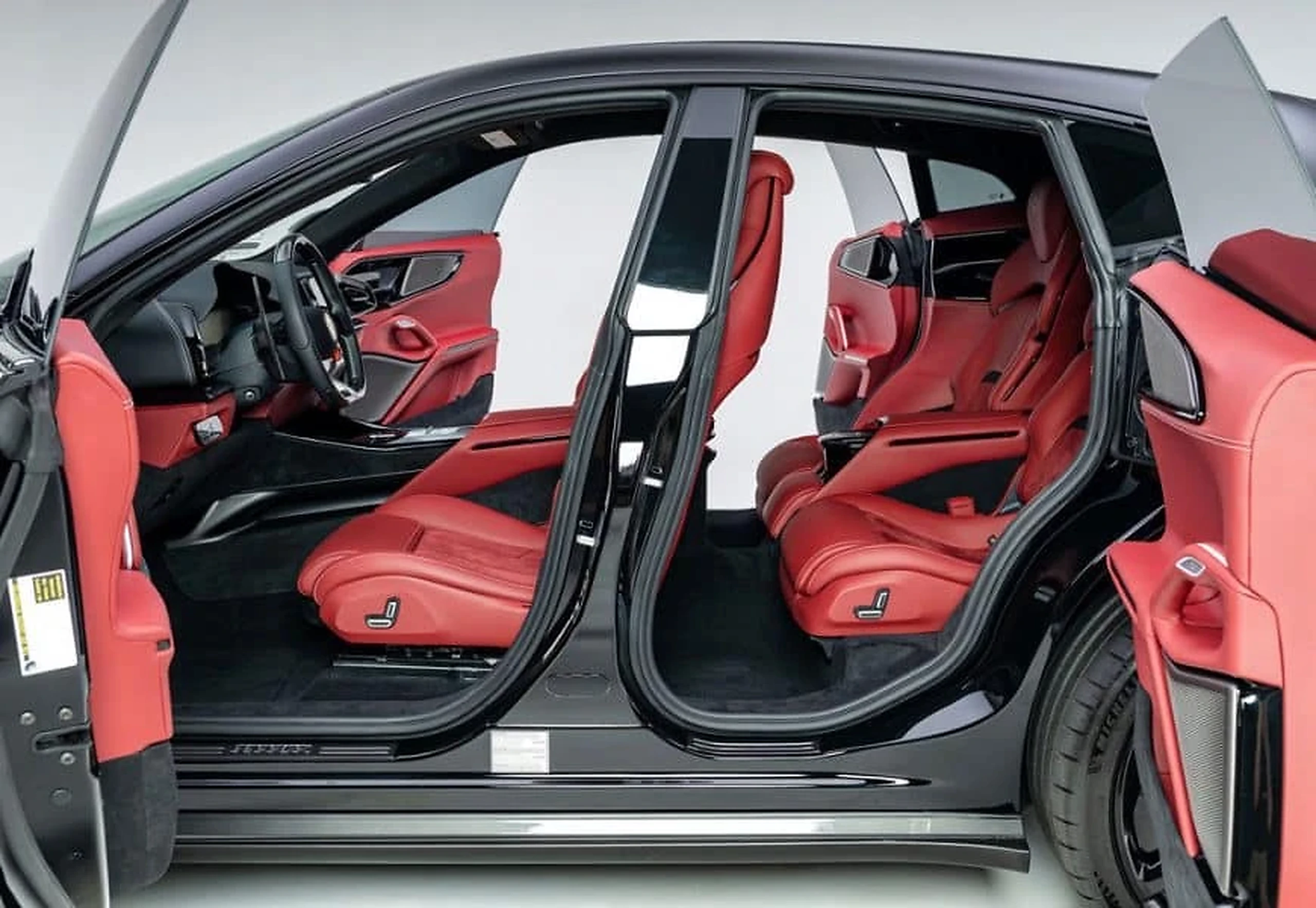 Ferrari Purosangue detail relevant to exotic car rentals with luggage planning on LUX / CAR / RENTAL