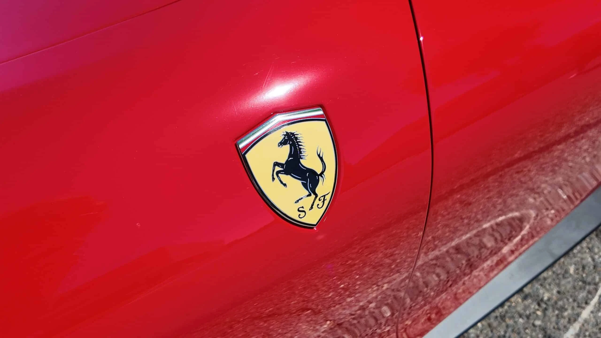 Ferrari Roma detail relevant to one-way miami car delivery requests on LUX / CAR / RENTAL