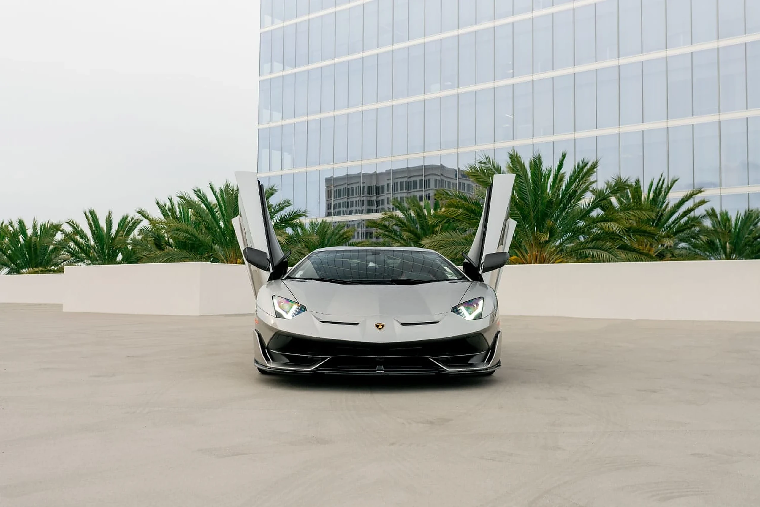 Lamborghini Aventador SVJ detail relevant to photoshoot & production vehicles on LUX / CAR / RENTAL