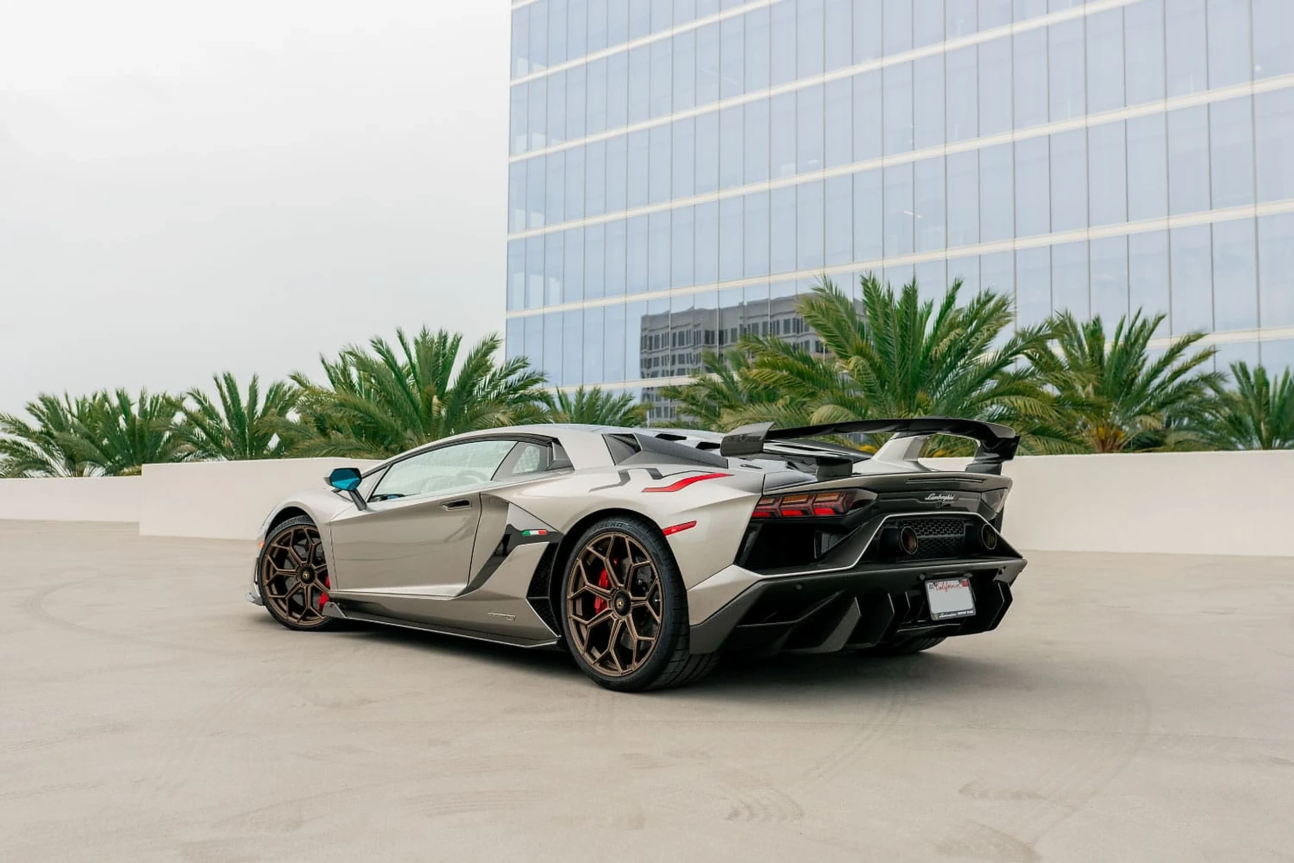 Lamborghini Aventador SVJ detail relevant to v12 exotic car rentals on LUX / CAR / RENTAL