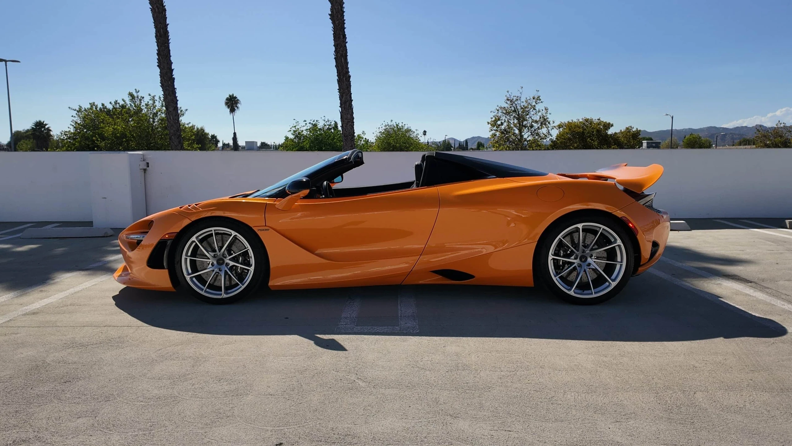 McLaren 750S Spider detail relevant to miami swim week exotic car rentals on LUX / CAR / RENTAL
