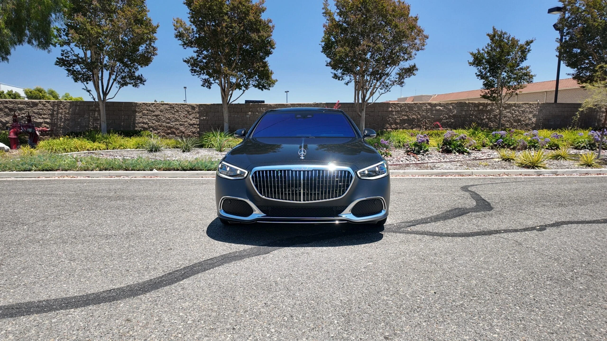 Mercedes-Maybach S 580 detail relevant to miami office car delivery on LUX / CAR / RENTAL