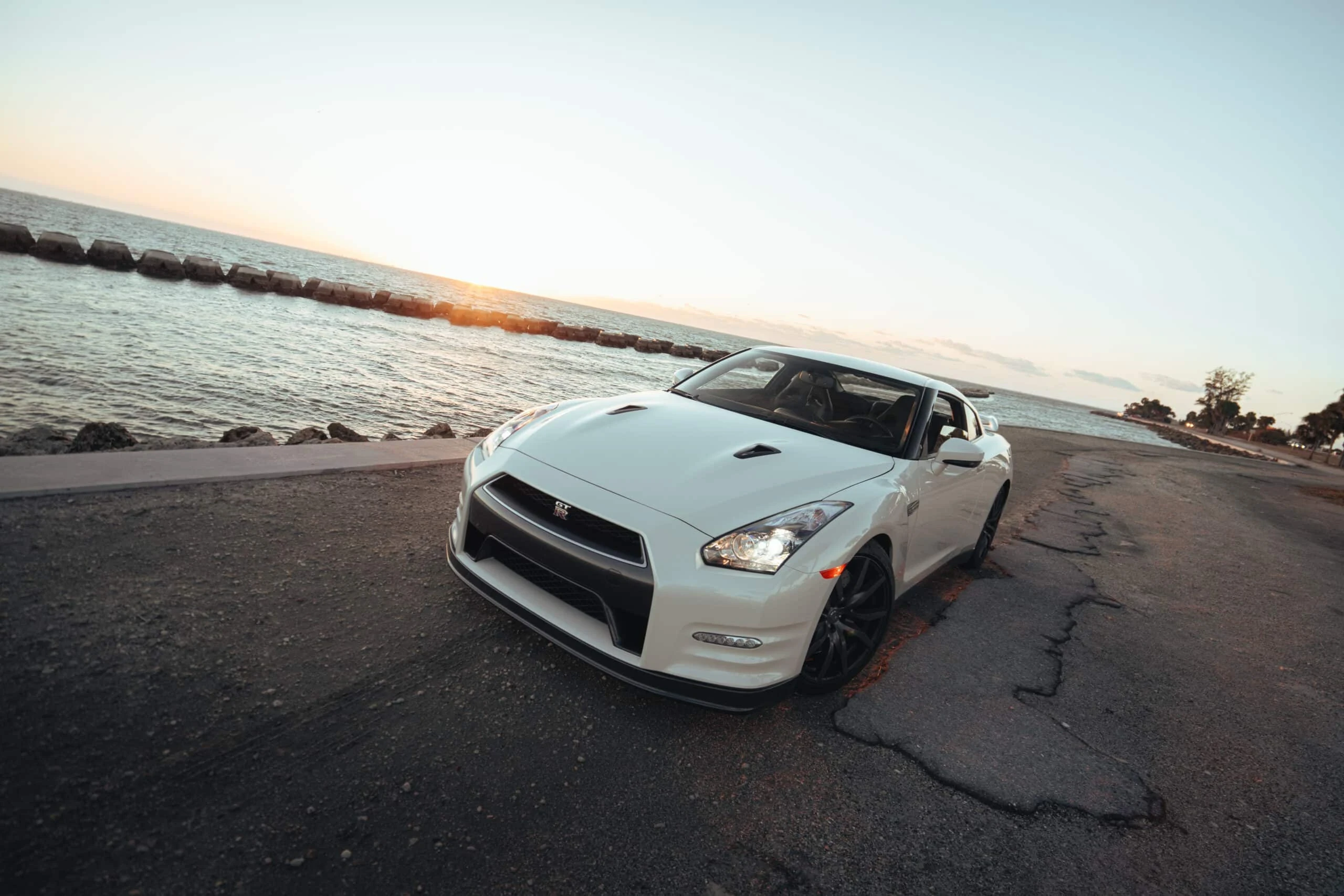 Nissan GT-R photographed for the LUX / CAR / RENTAL contact guide