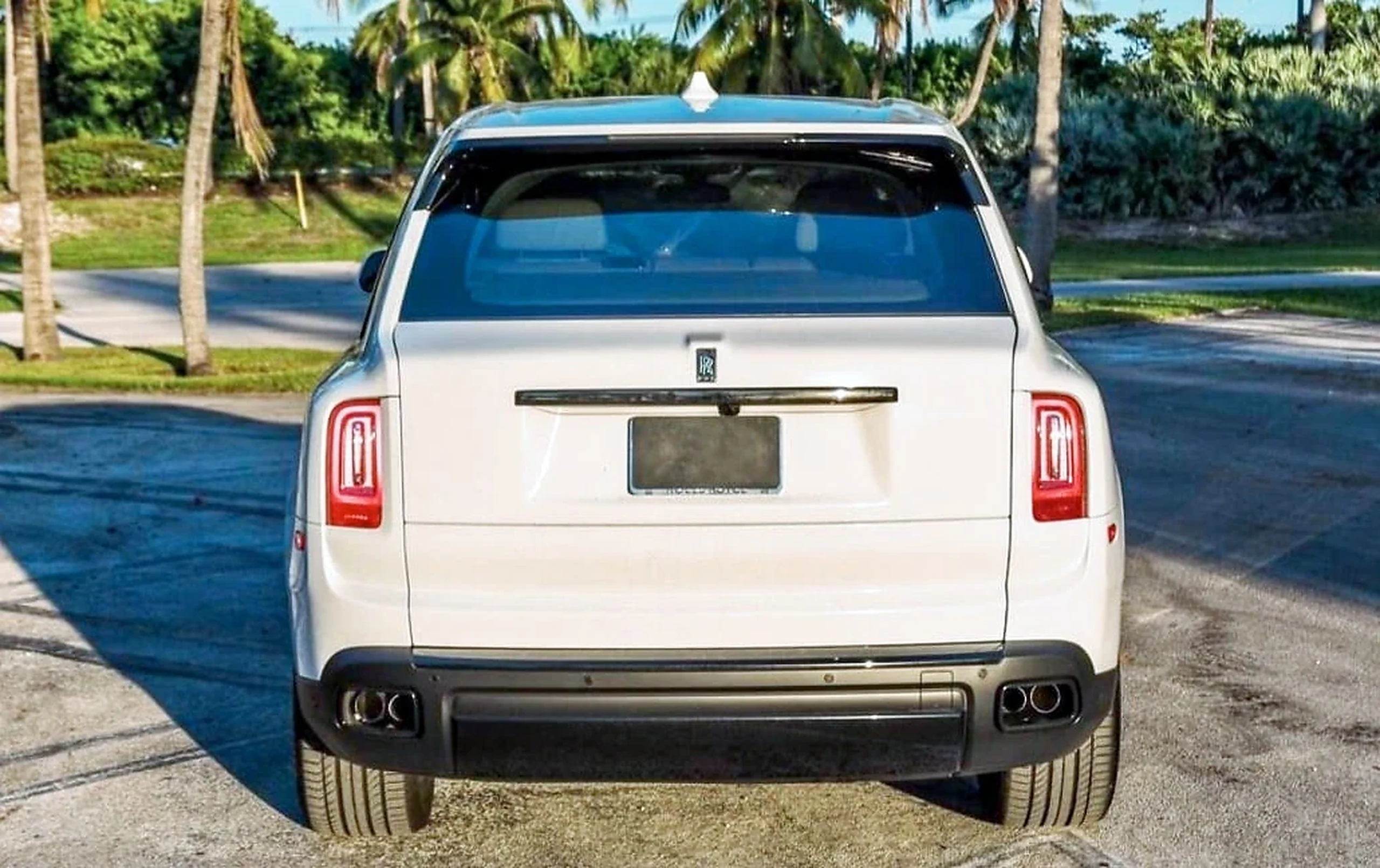 Rolls-Royce Cullinan Black Badge detail relevant to miami event-venue car delivery on LUX / CAR / RENTAL